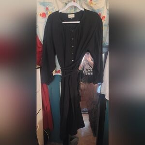 Universal Thread Black Long Sleeve Dress